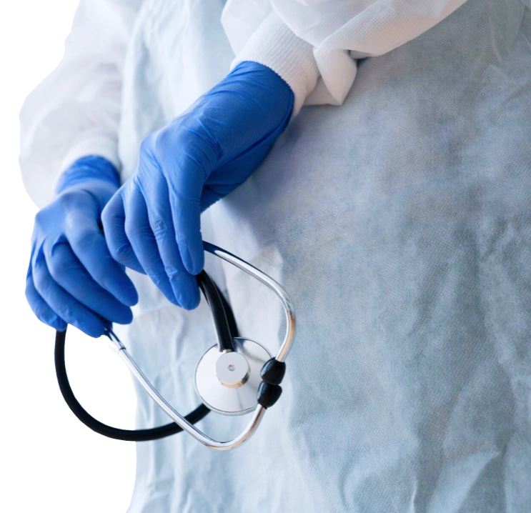 врач со стетоскопом